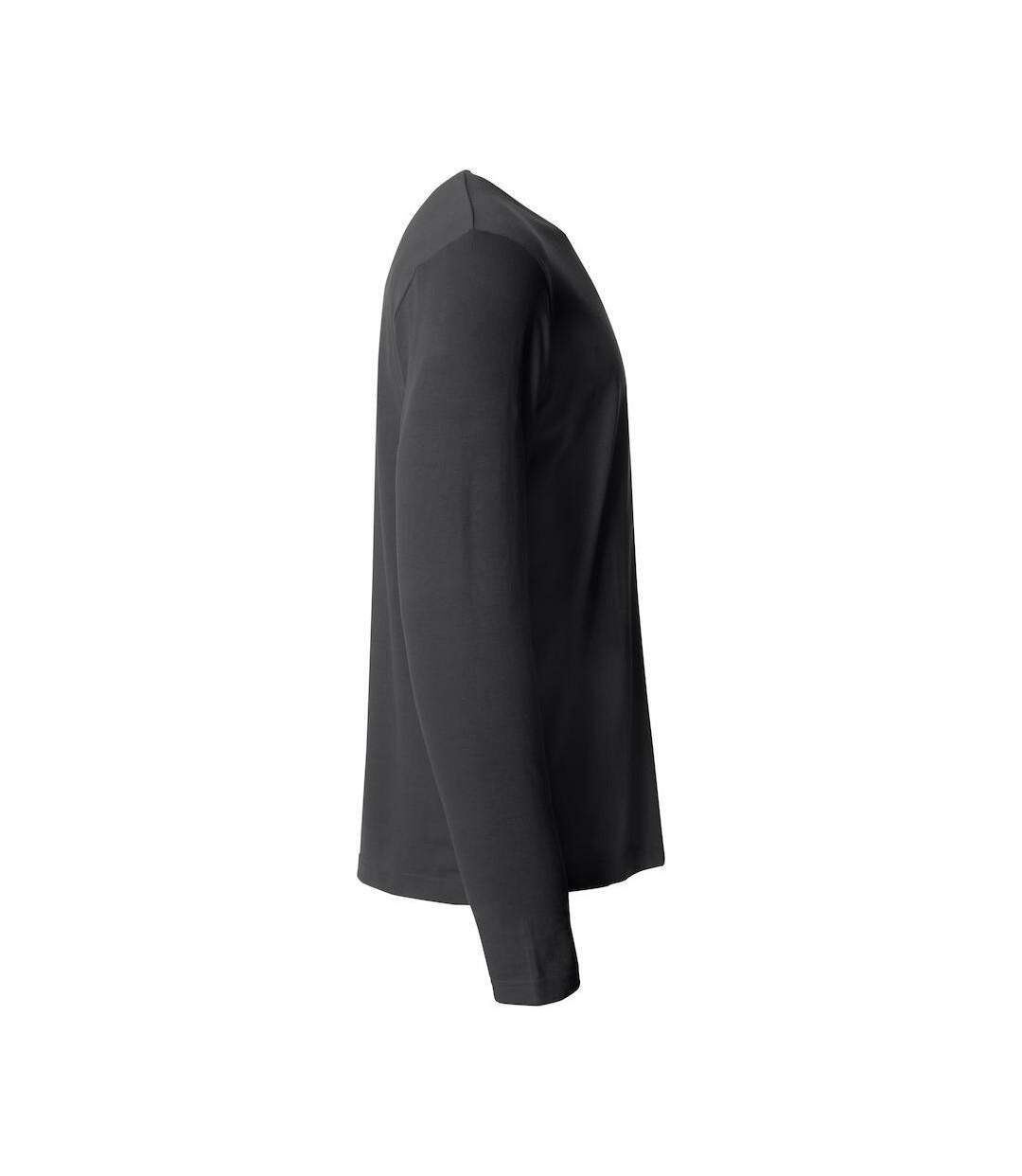 T-shirt Basic Homme Noir Clique-4