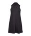 Womens/ladies A-line Turtle Neck Casual Dress Black Urban Classics-2