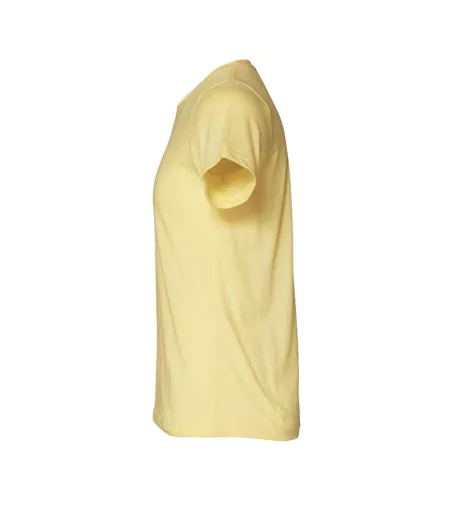 T-shirt Cvc Adulte Jaune Pâle Chiné Bella + Canvas