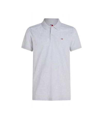 Polo gris chiné homme tommy hilfiger slim placket - 3xl