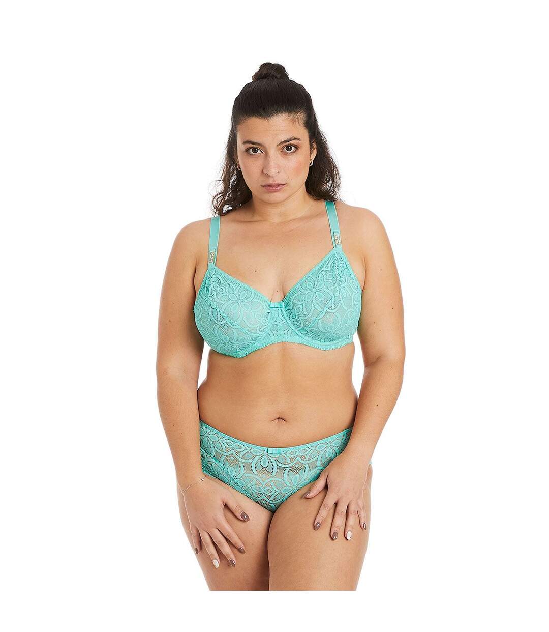 Soutien-gorge à armatures grand maintien turquoise Roulotte