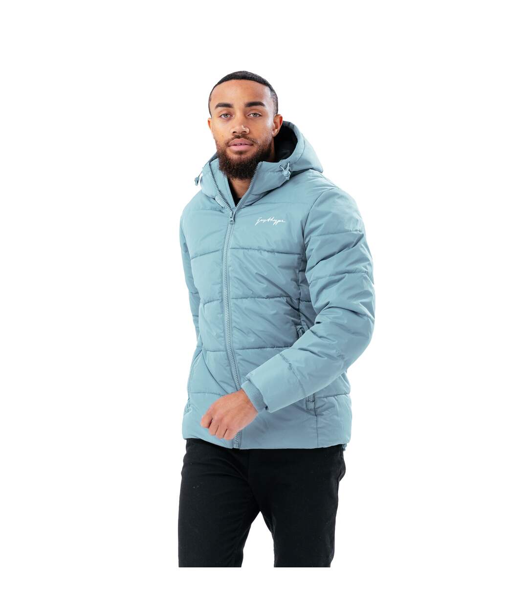 Hype Mens Luxe Padded Jacket (Blue)