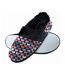 Ladies Cute Plush Winter Knitted House Slippers-1