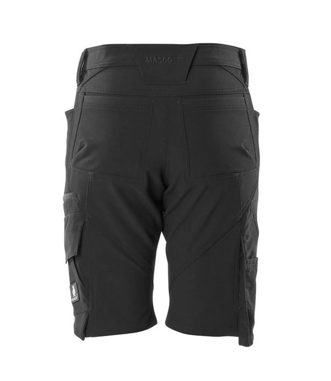 Mens Accelerate Work Shorts Black Mascot-2