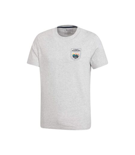 Mountain Warehouse Mens Crest Natural T-Shirt (Gray)