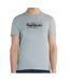 T-shirt Bleu Homme Pepe jeans Castle - L