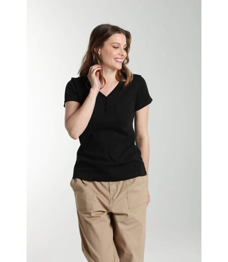 Tee Shirt Cotele Manches Courtes Femme Drew  | Gerard Pasquier | Gerard Pasquier
