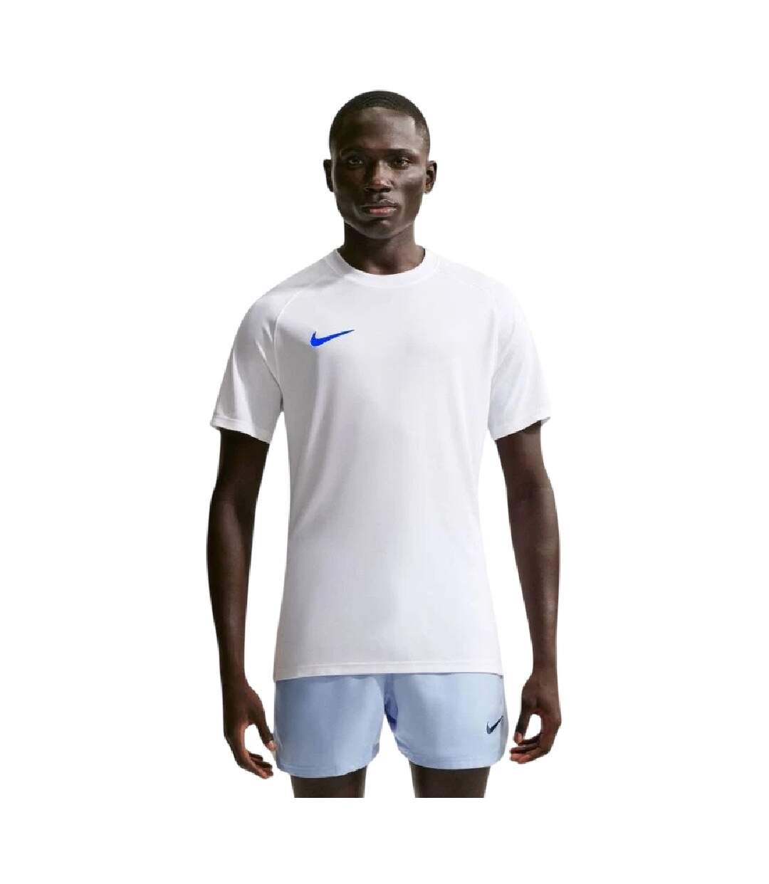 T-shirt Park Homme Blanc Bleu Nike-4