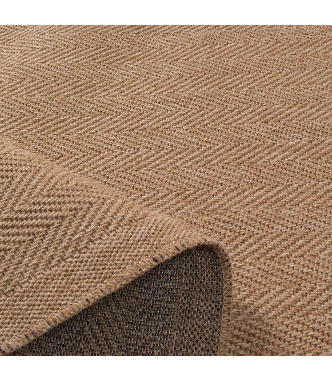 Tapis extérieur tissé kilim rond JUTE ART 4-3