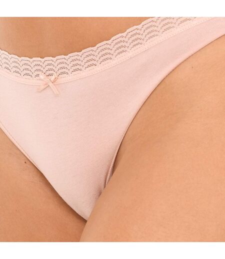 Pack-2 Eco-Dim panties with matching interior lining D09AJ women's sustainable and comfortable design for everyday