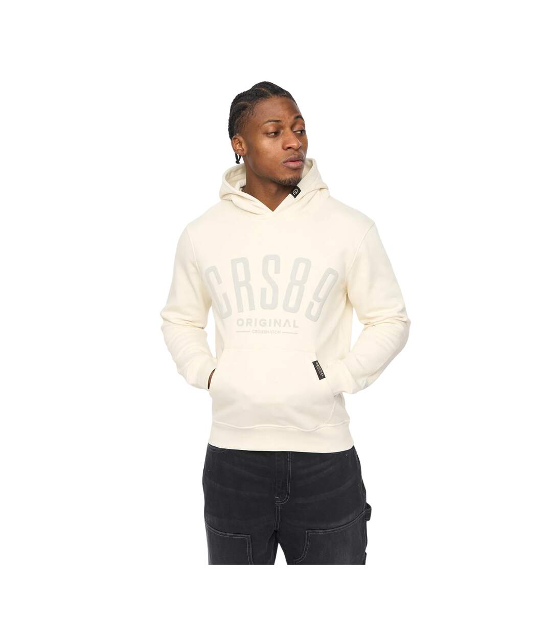 Sweat À Capuche Hallfell Homme Beige Crosshatch-2