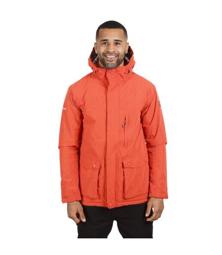 Trespass Mens Vauxelly Waterproof Jacket (Spice Red)