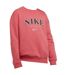 Mens Youth Swoosh Crew Neck Sweatshirt Pink Nike-1