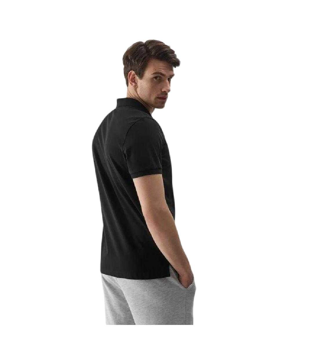 Mens Polo Shirt Black 4F-2