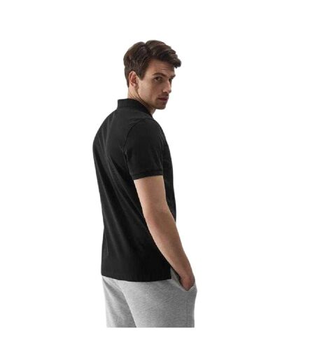 Mens Polo Shirt Black 4F