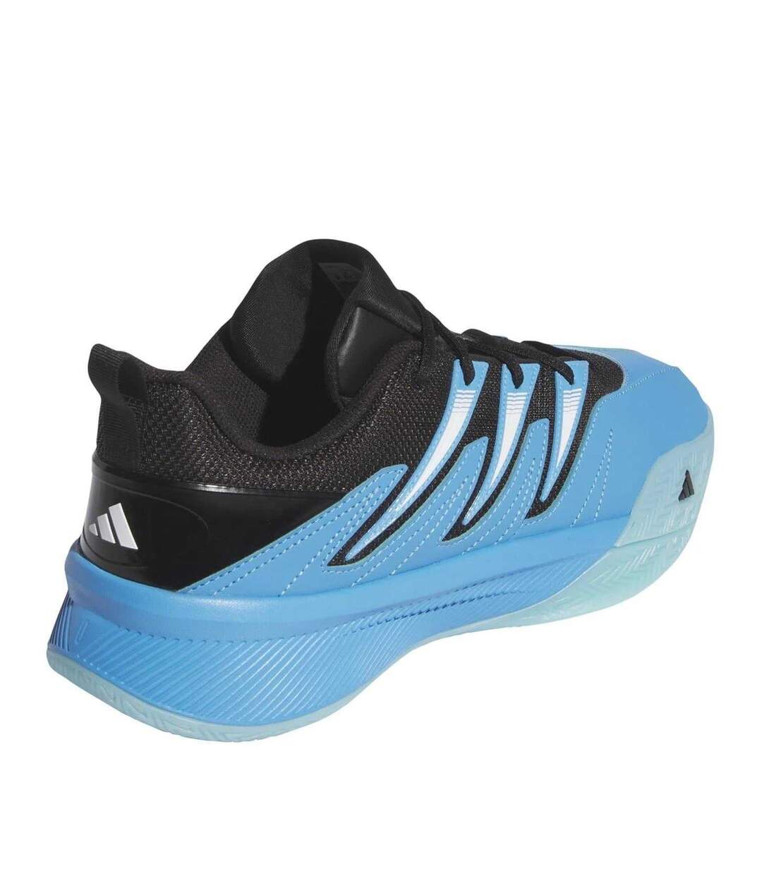 Chaussures De Basket Dame Adulte Bleu Noir Blanc Adidas-2