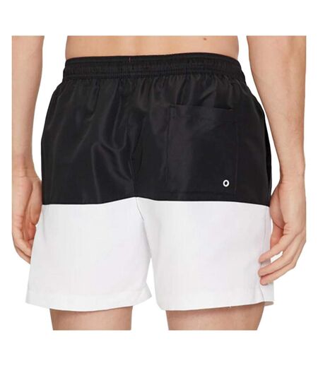 Short de bain Noir/Blanc Homme Calvin Klein Medium Drawstring - S