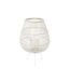 Paris Prix - Lanterne Sur Pied En Bambou daya 59cm Blanc
