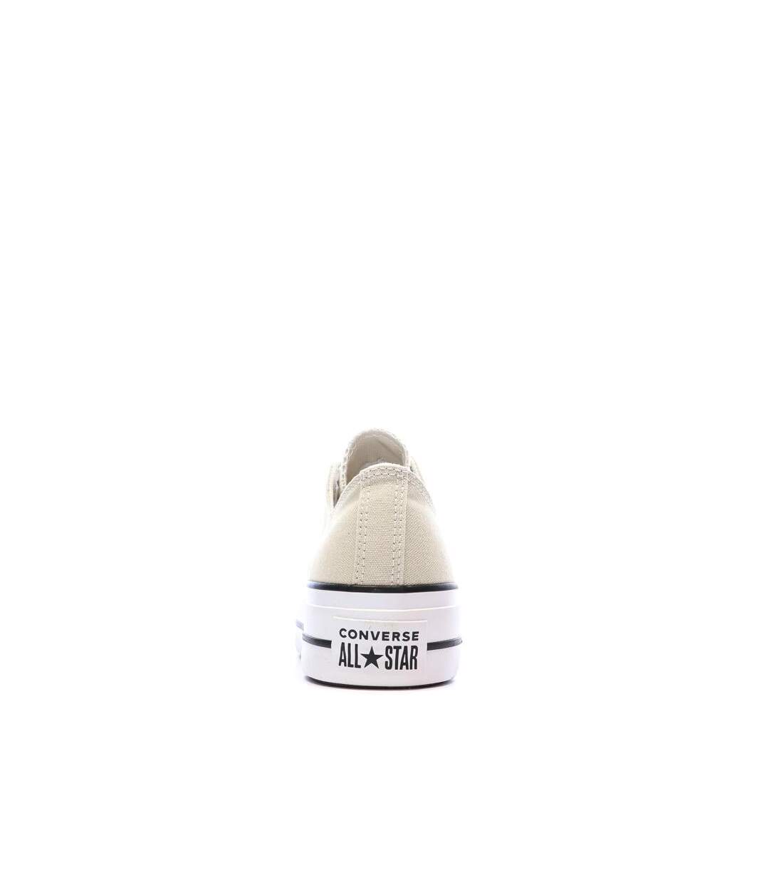 Baskets beige femme converse chuck taylor all star lift a03542c-3