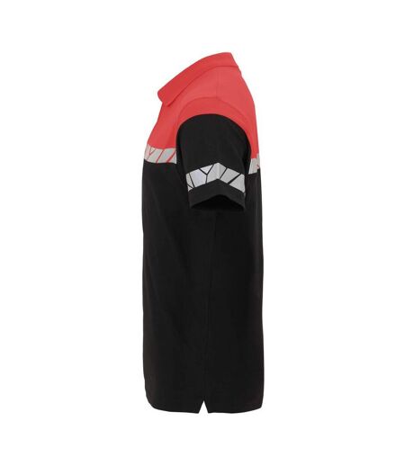 Polo Progression Homme Noir Rouge Projob