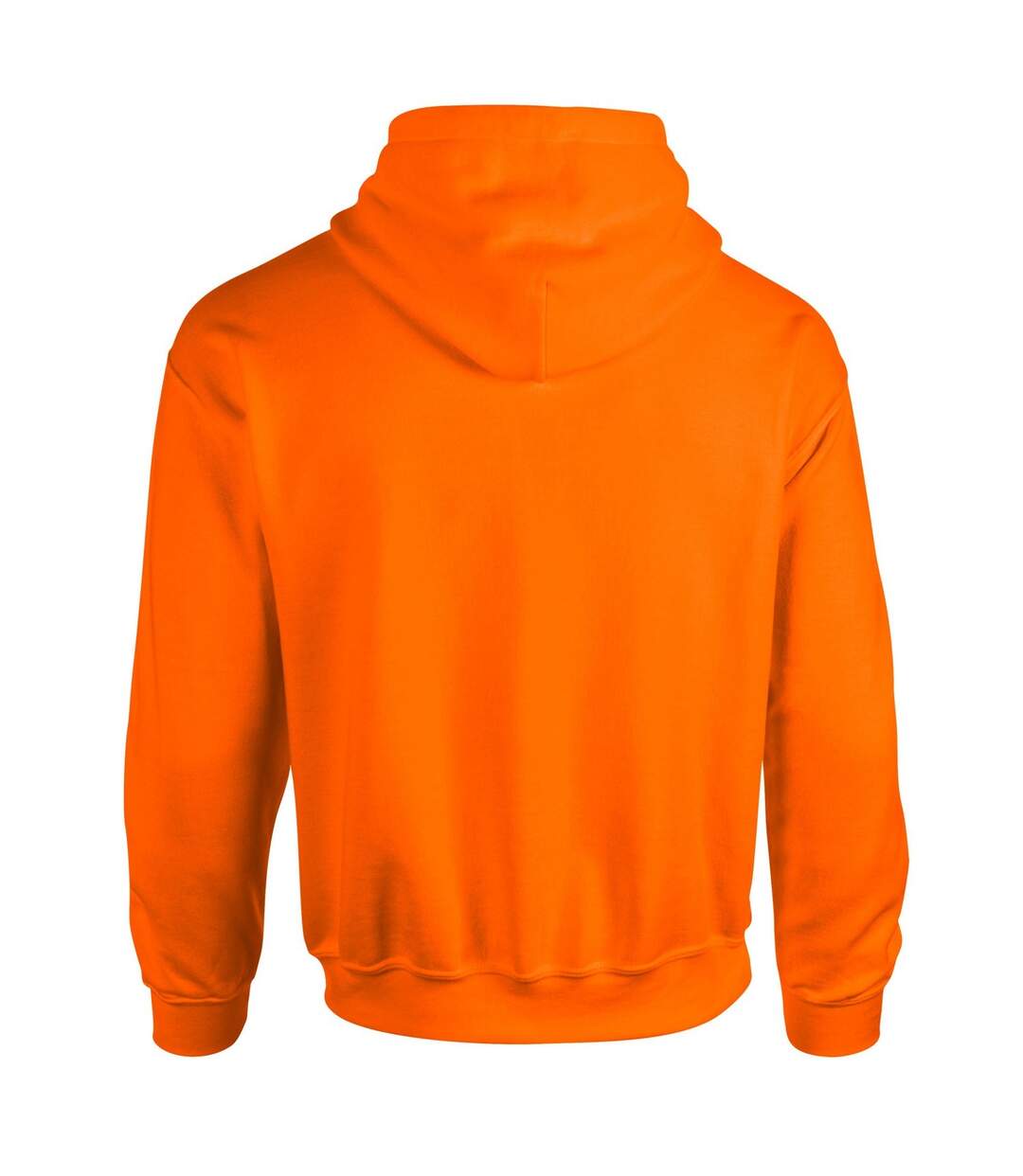 Unisex adult heavy blend hoodie safety orange Gildan-2