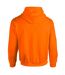 Unisex adult heavy blend hoodie safety orange Gildan-2