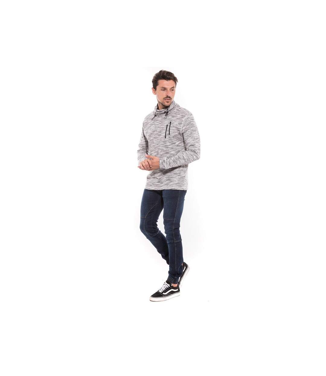 Sweat col boule en coton WIRVINE-4
