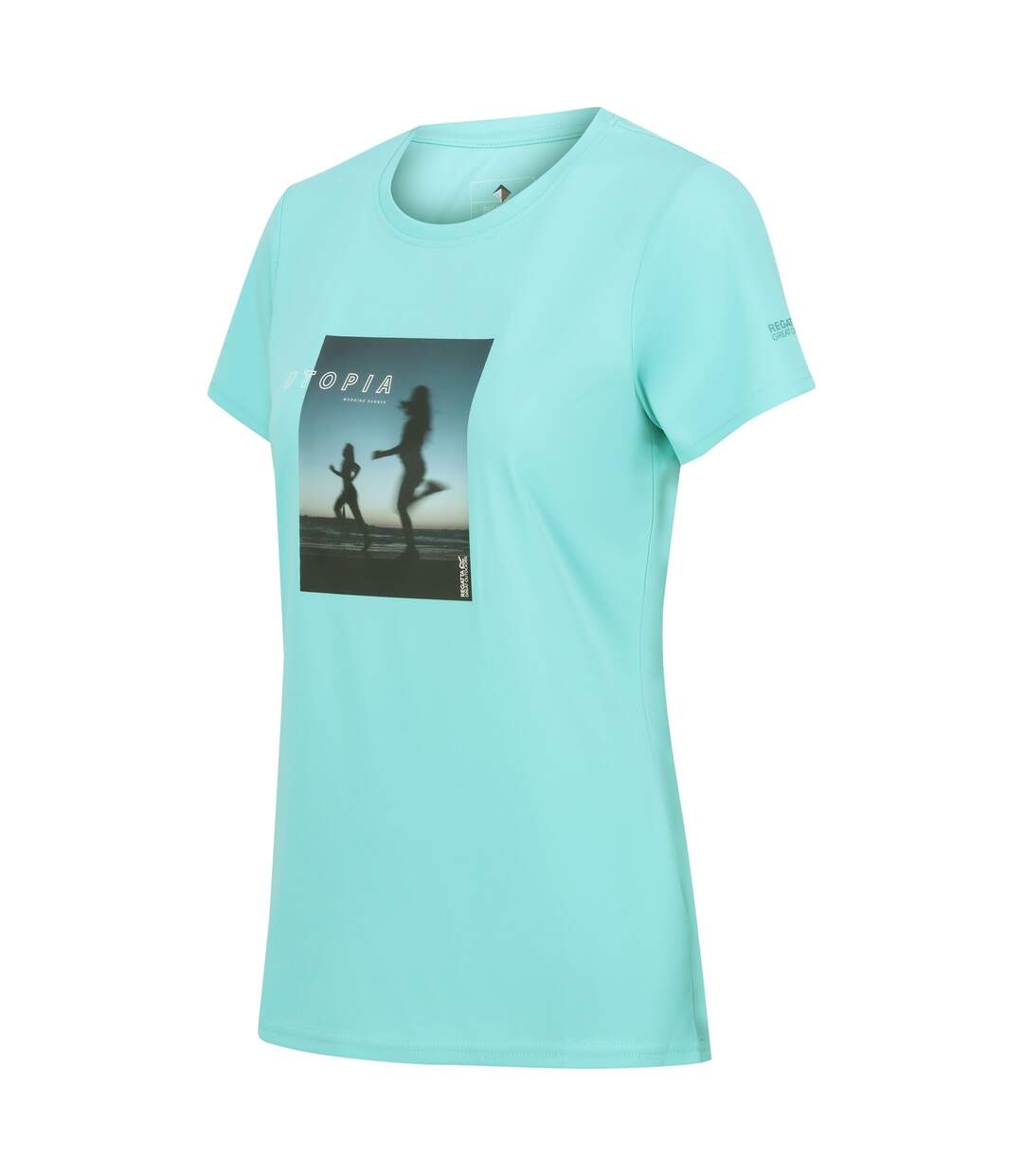 Womens/ladies fingal vii utopia running t-shirt amazonite Regatta-3