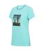 Regatta - T-shirt FINGAL UTOPIA - Femme (Bleu turquoise pâle) - UTRG9221