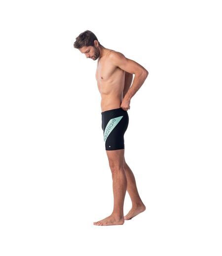 Aquawave Mens Fiero Swim Shorts (Black/Spring Bouquet) - UTIG1349