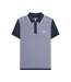 Polo Motif/style À Carreaux Homme Bleu Marine Lambretta-2
