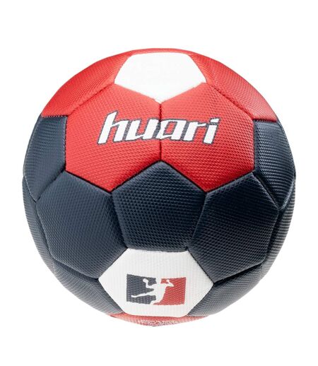 Ballon De Foot Lemgos Taille 3 Bleu Marine Rouge Blanc Huari