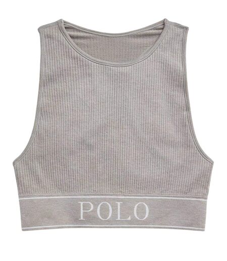 Débardeur Femme Gris Chiné Ralph Lauren