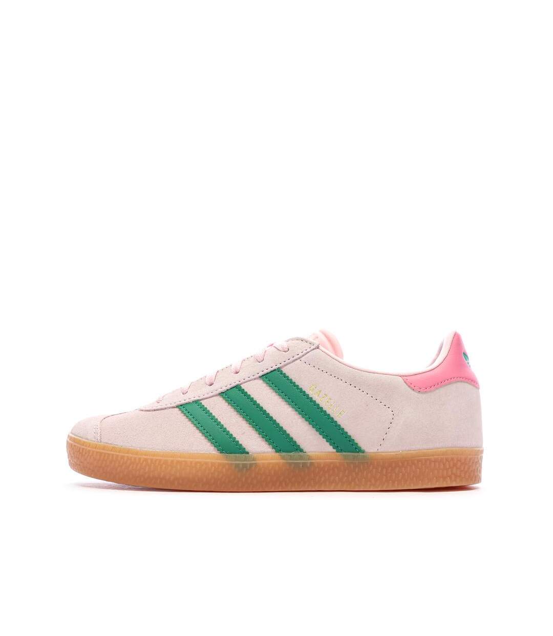 Baskets rose/vert adidas gazelle-1