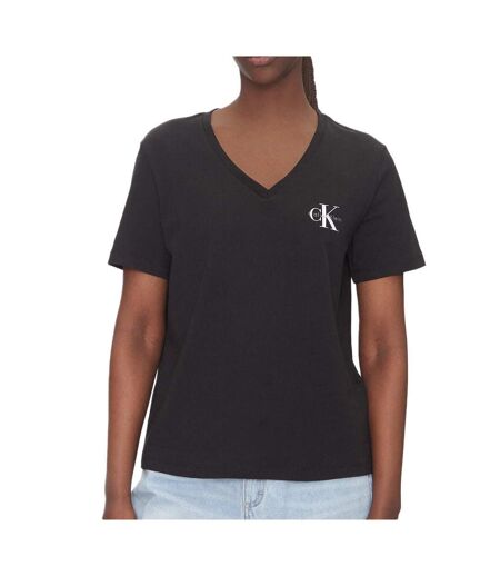 T-Shirt noir femme calvin klein jeans lv047c906g