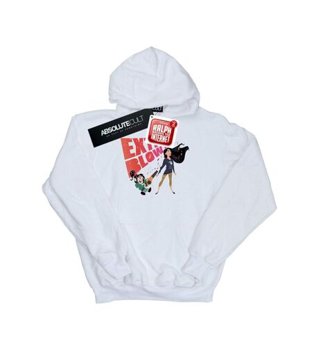 Disney - Sweat à capuche WRECK IT RALPH POCAHONTAS AND VANELLOPE - Femme (Blanc) - UTBI15600