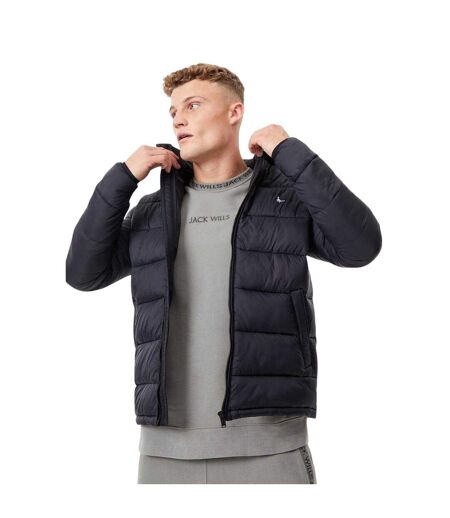 Veste À Capuche Motif/style Logo Brodé Kershaw Homme Noir Jack Wills
