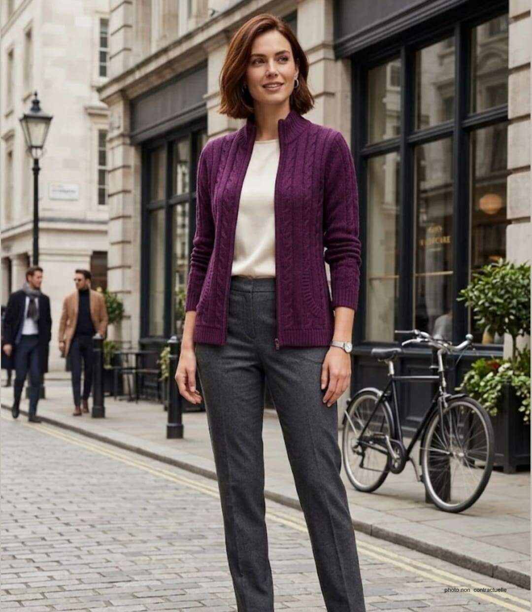Cardigan avec laine SUZY1-3