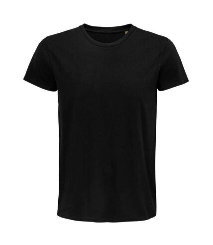 SOLS Unisex Adult Pioneer Organic T-Shirt (Deep Black)