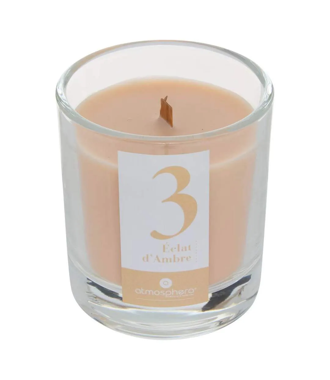 Bougie Parfumée en Verre Numia 180g Éclat d'Ambre-1