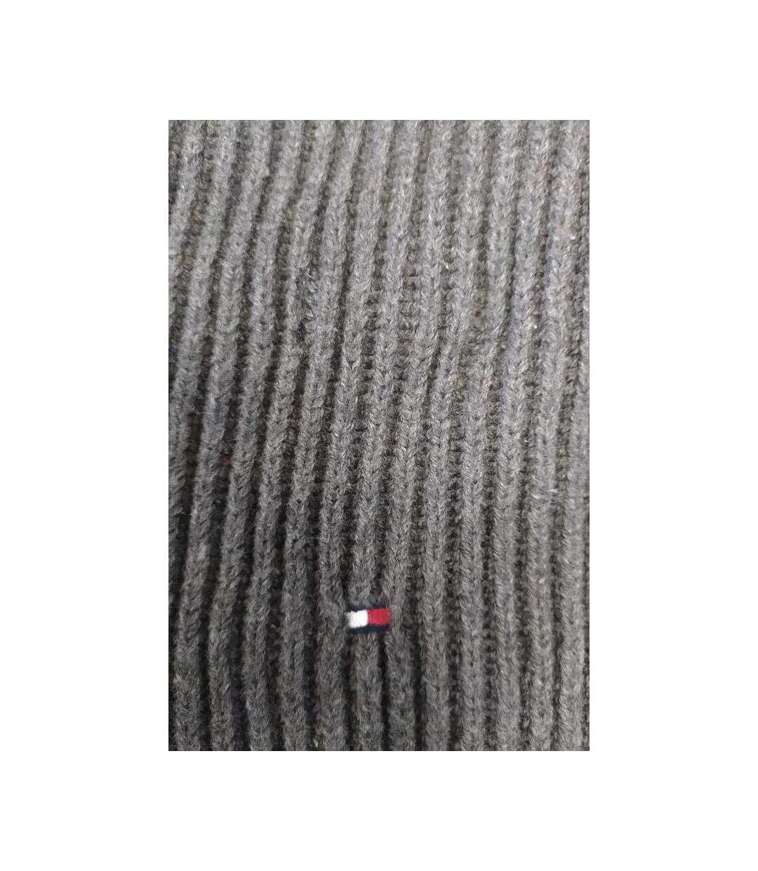 Childrens/kids Ribbed Scarf M Grey Tommy Hilfiger-2