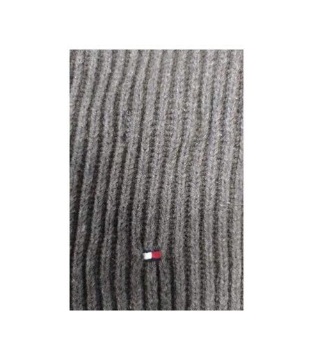 Childrens/kids Ribbed Scarf M Grey Tommy Hilfiger