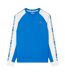 Mens Colour Block Stripe Sweatshirt Blue White Lacoste-2
