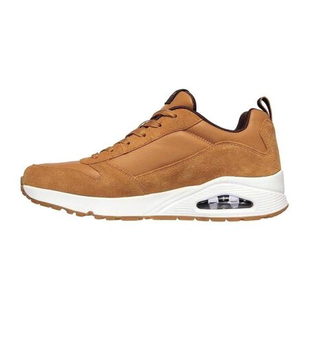 Baskets Uno Stacre Homme Marron Skechers