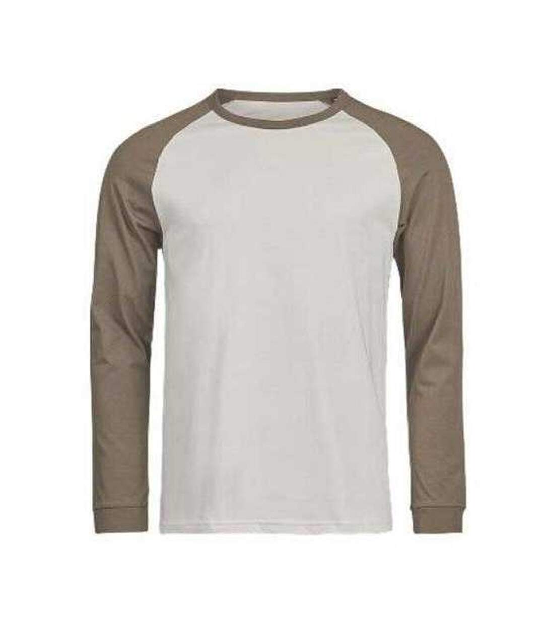 Mens Unlabeled Long-sleeved Baseball T-shirt Cement Clay Tee Jays-1