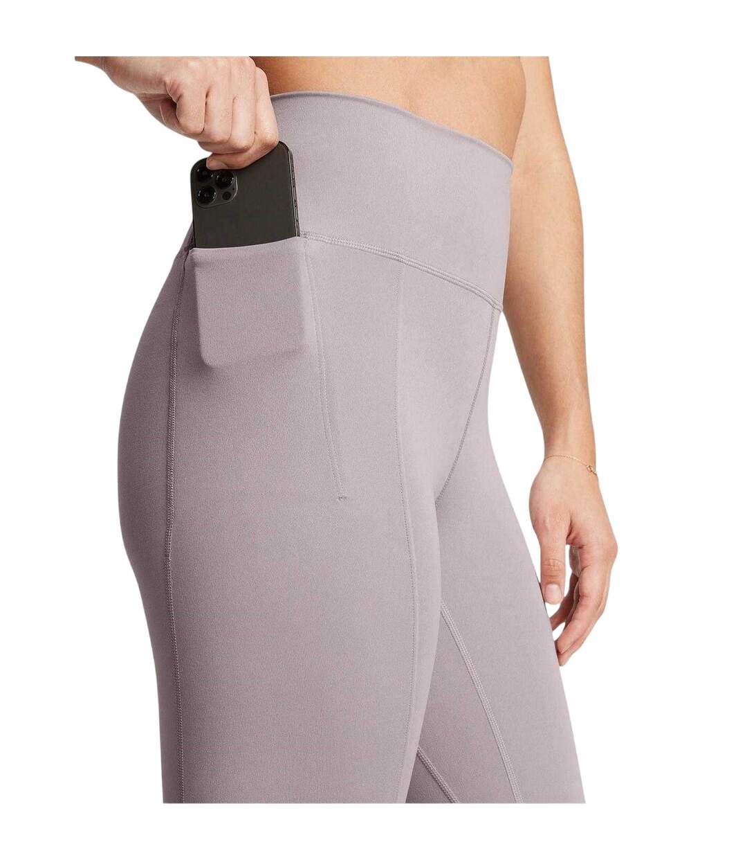 Womens/ladies Flared Yoga Pants Grey Under Armour-4