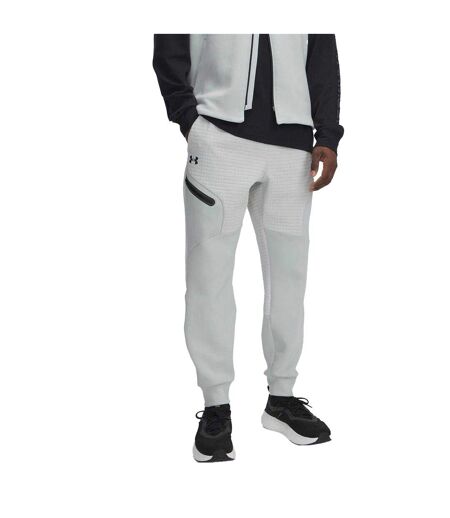 Mens Unstoppable Textured Slim Joggers Green Under Armour