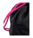 Sac à cordon icon taille unique noir / fuchsia Bagbase-3