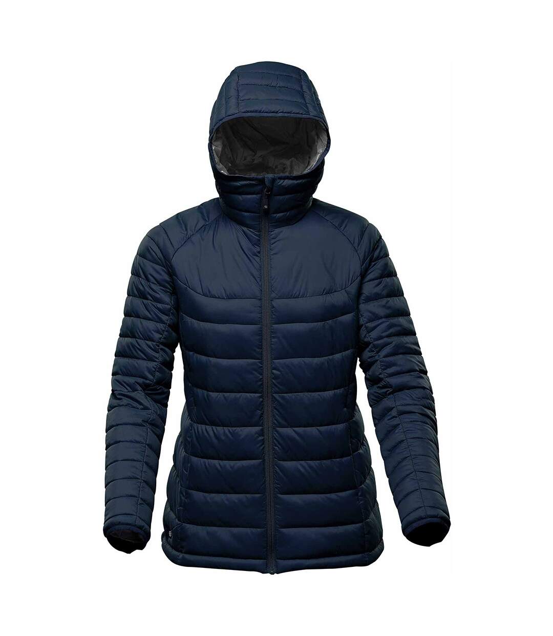 Womens/ladies Stavanger Thermal Padded Jacket Navy Graphite Grey Stormtech-2