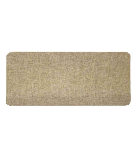 Tapis Déco Tissé Uni Manea 45x120cm Beige